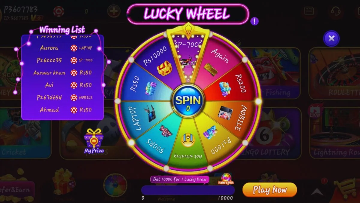 S9 Lucky Spin Wheel